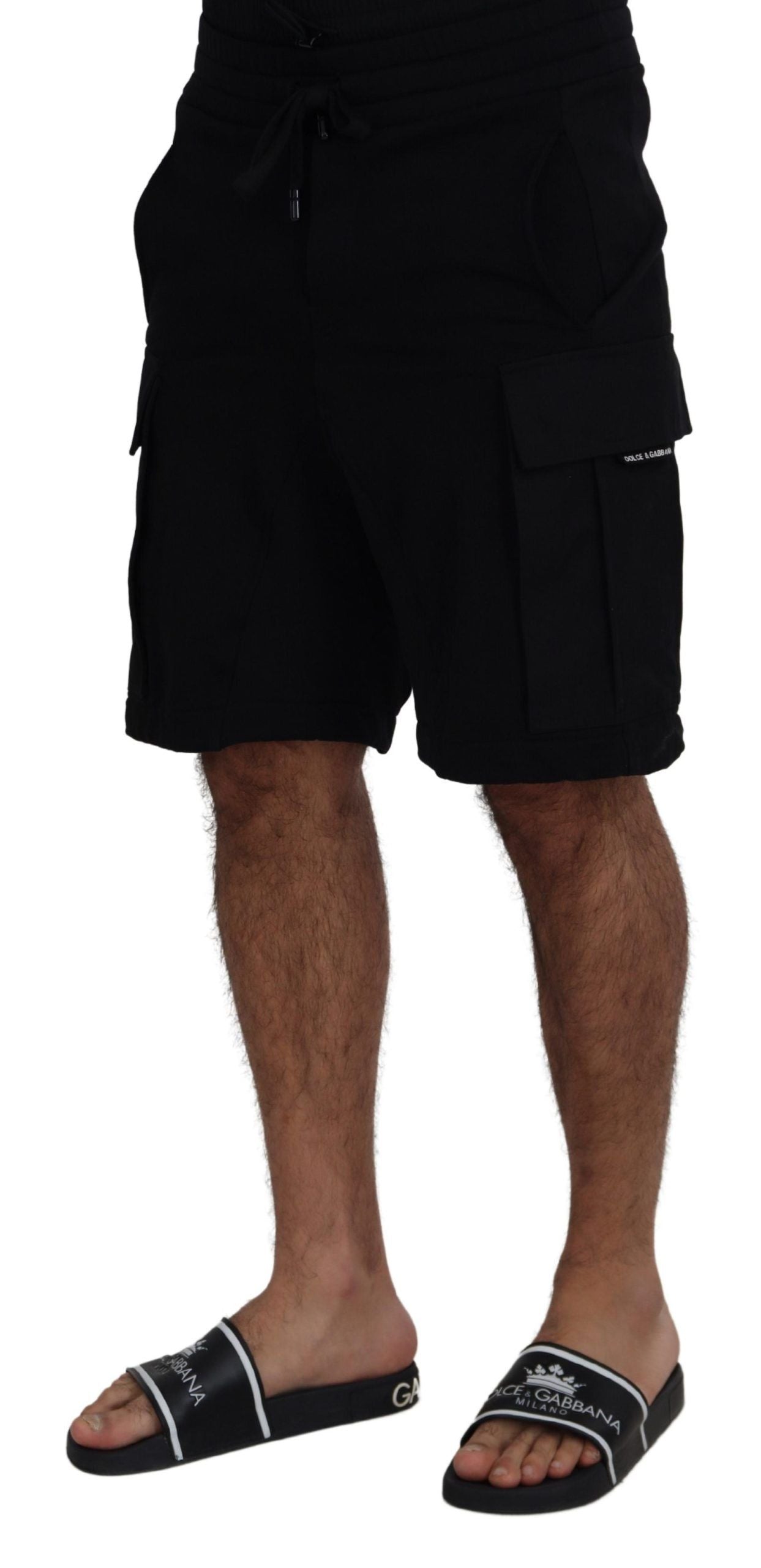 Dolce & Gabbana Elevate Your Summer: Classic Black Bermuda Shorts Dolce & Gabbana