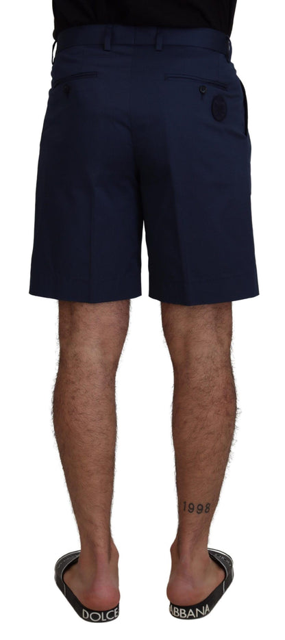 Dolce & Gabbana Elegant Blue Chino Shorts – Regular Fit Dolce & Gabbana