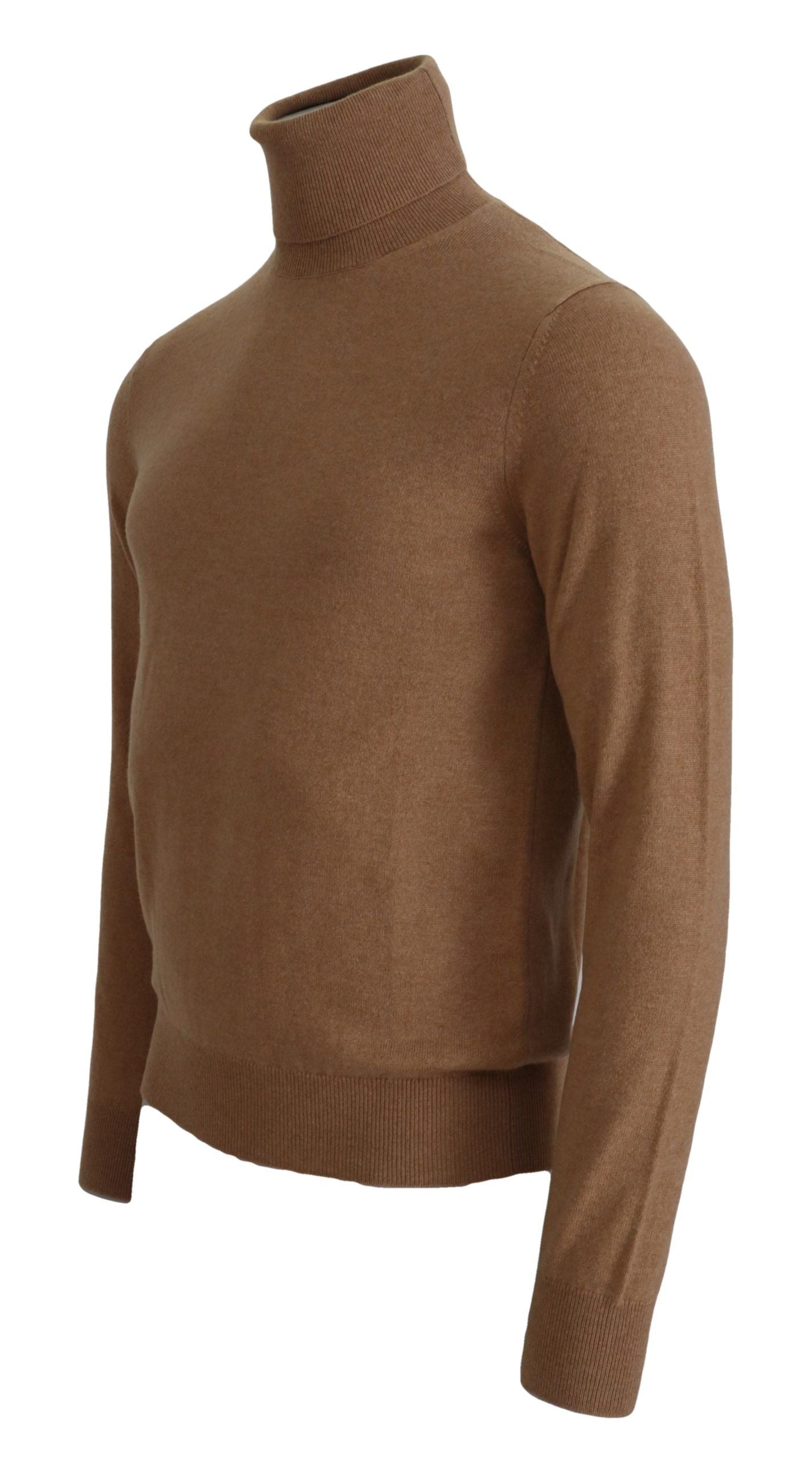 Dolce & Gabbana Beige Cashmere Turtleneck Pullover Sweater Dolce & Gabbana