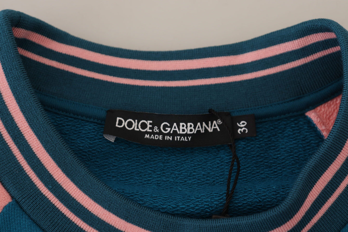 Dolce & Gabbana Sequined Tropical Queen Cotton Sweater Dolce & Gabbana