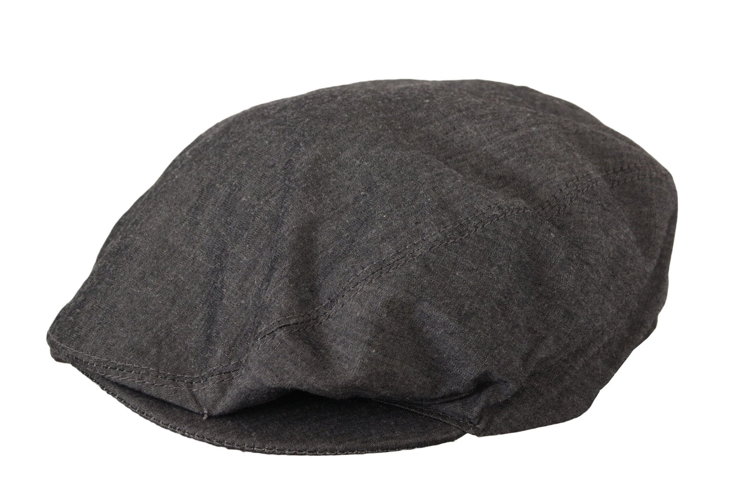 Dolce & Gabbana Elegant Gray Newsboy Hat Dolce & Gabbana