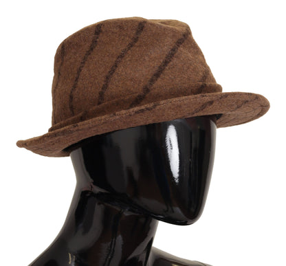 Dolce & Gabbana Elegant Wide Brim Fedora Hat Dolce & Gabbana