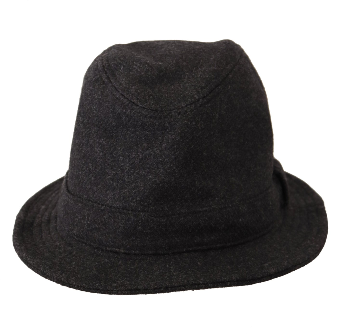 Dolce & Gabbana Elegant Gray Trilby Hat in Wool and Cashmere Dolce & Gabbana