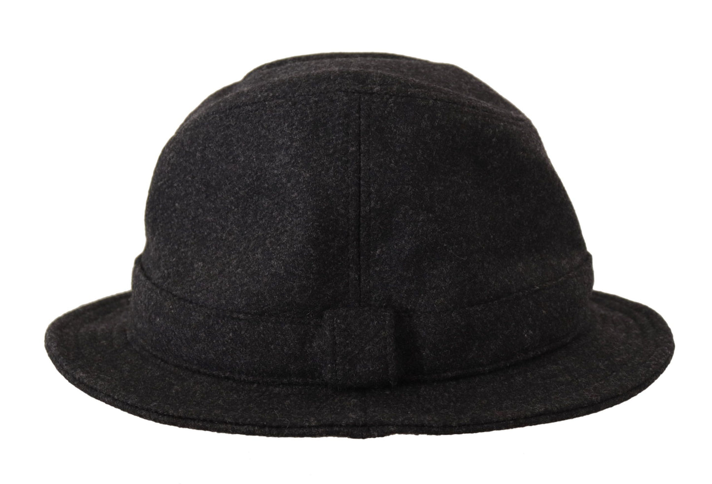 Dolce & Gabbana Elegant Gray Trilby Hat in Wool and Cashmere Dolce & Gabbana