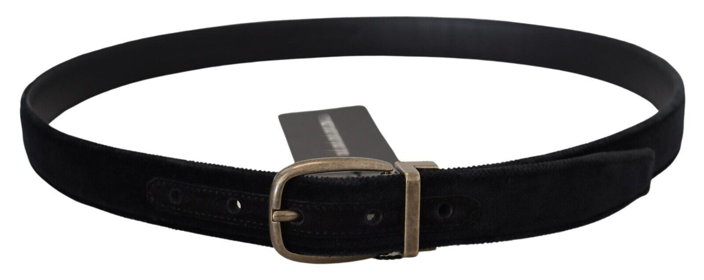 Dolce & Gabbana Elegant Black Leather Belt Dolce & Gabbana