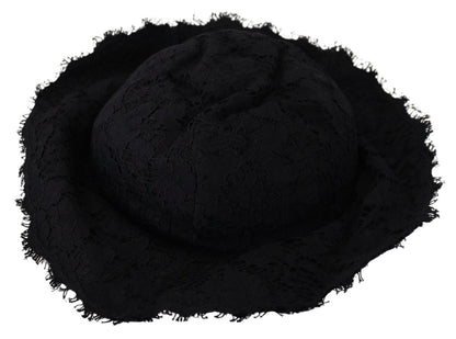 Dolce & Gabbana Elegant Sun-Ready Black Designer Hat Dolce & Gabbana