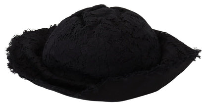 Dolce & Gabbana Elegant Sun-Ready Black Designer Hat Dolce & Gabbana