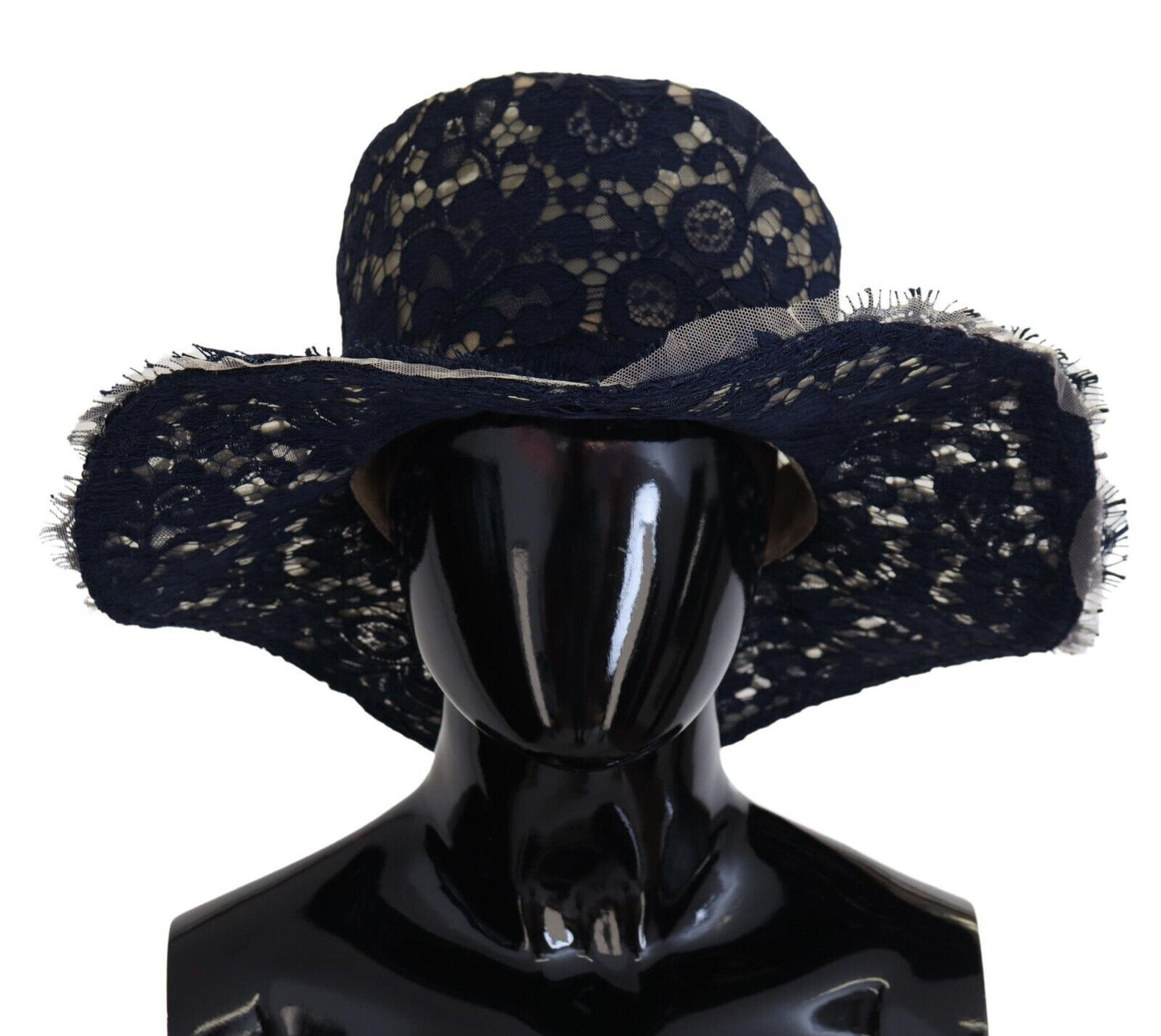 Dolce & Gabbana Elegant Wide Brim Blue Hat Dolce & Gabbana