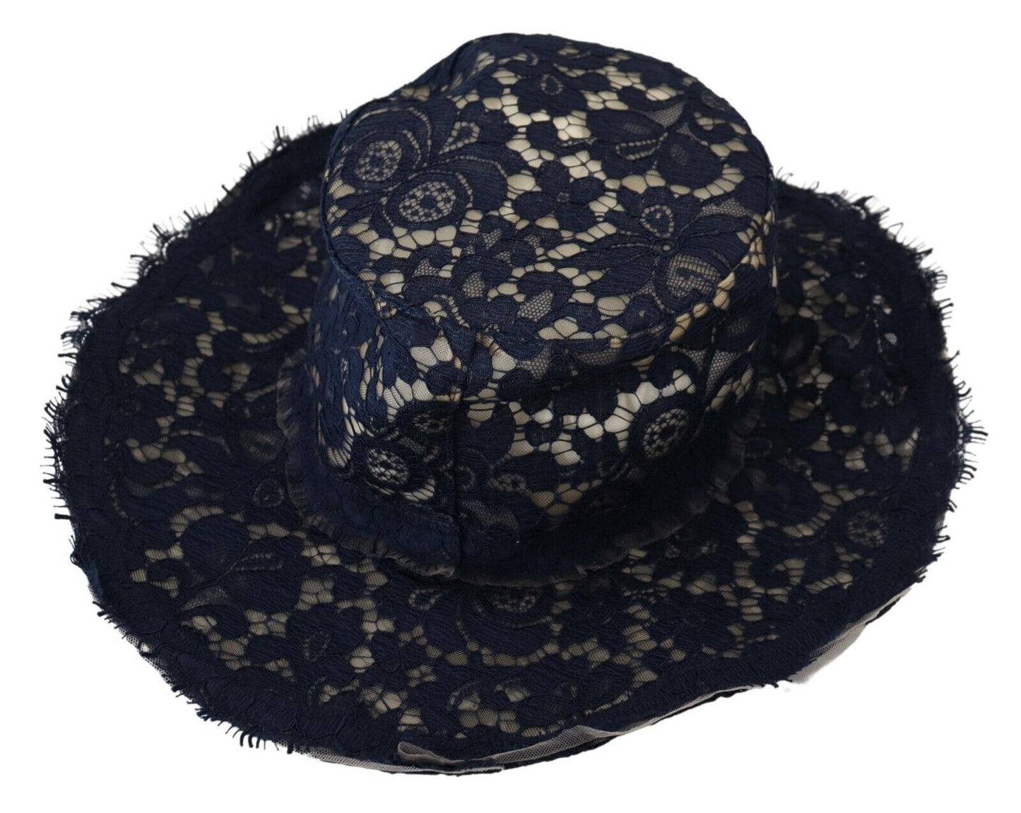 Dolce & Gabbana Elegant Wide Brim Blue Hat Dolce & Gabbana