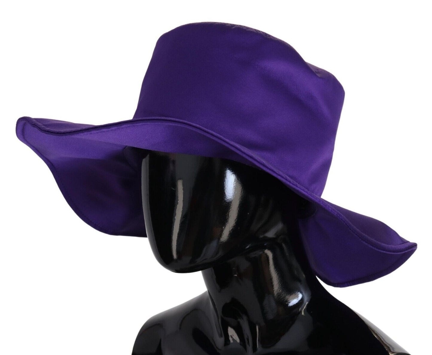 Dolce & Gabbana Elegant Purple Silk Top Hat Dolce & Gabbana