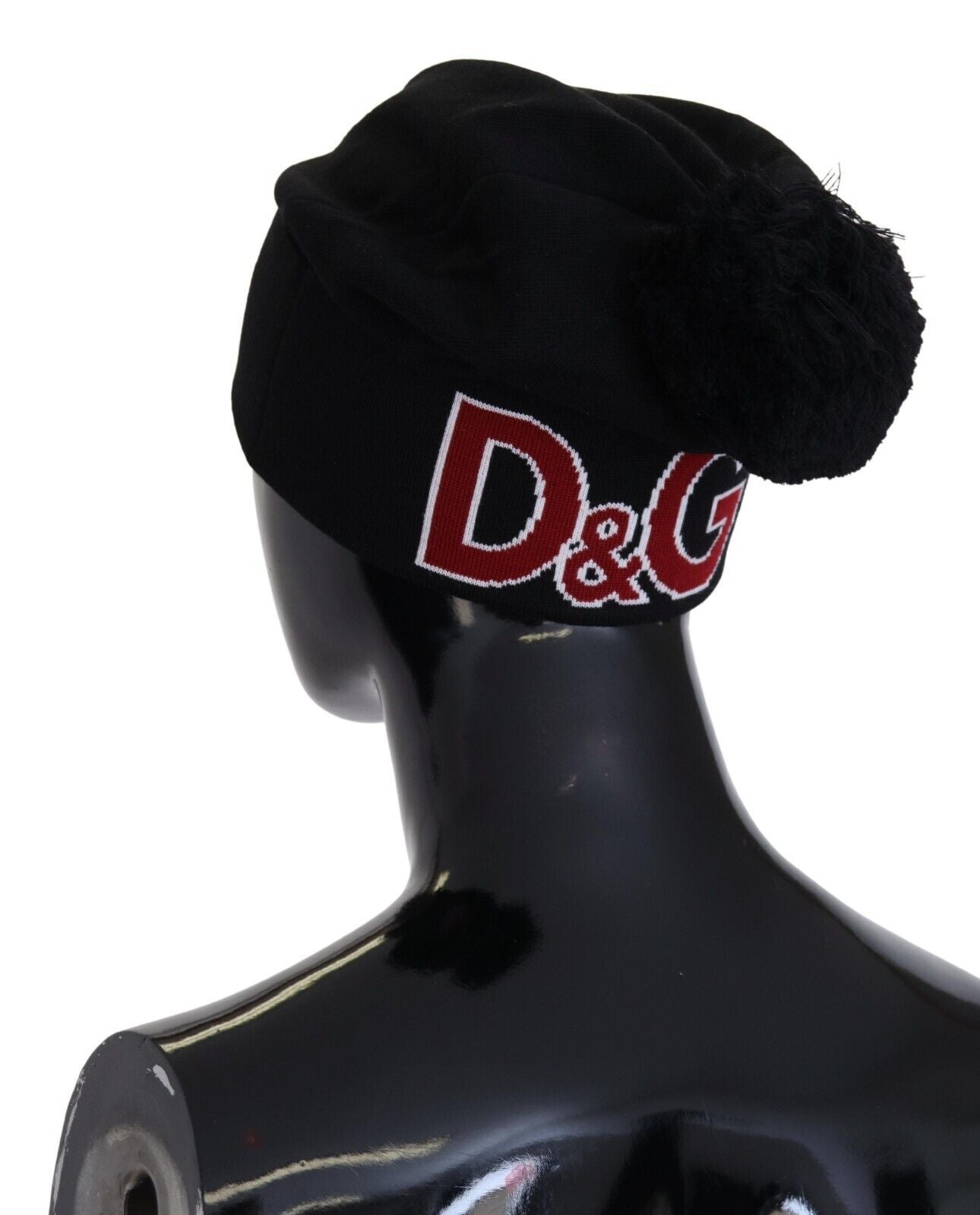 Dolce & Gabbana Elegant Black Virgin Wool Beanie Dolce & Gabbana