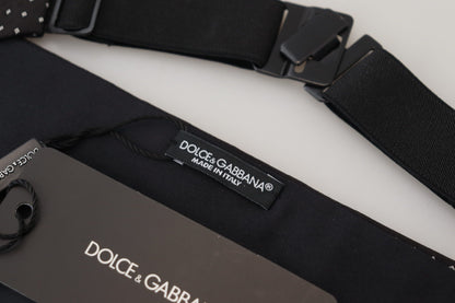 Dolce & Gabbana Elegant Silk Polka Dot Cummerbund Dolce & Gabbana