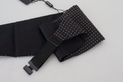 Dolce & Gabbana Elegant Silk Polka Dot Cummerbund Dolce & Gabbana