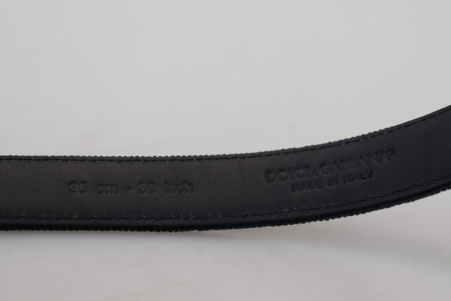 Dolce & Gabbana Elegant Black Leather Belt Dolce & Gabbana