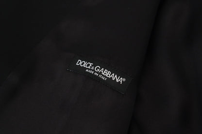 Dolce & Gabbana Elegant Black Single-Breasted Dress Vest Dolce & Gabbana