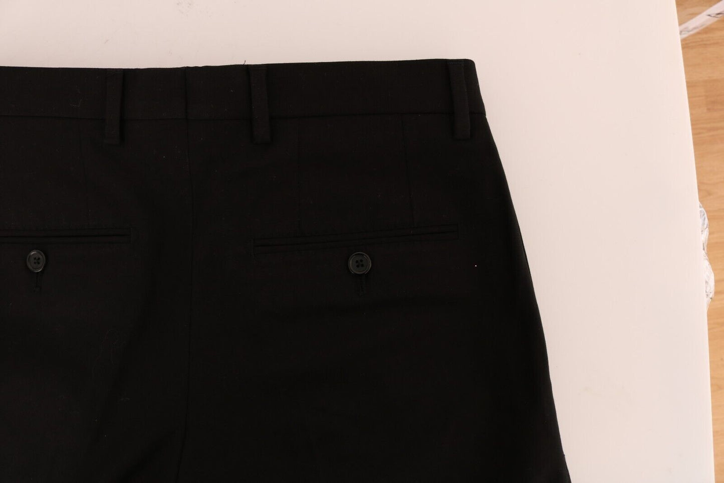 Dolce & Gabbana Elegant Black Cotton Stretch Pants Dolce & Gabbana