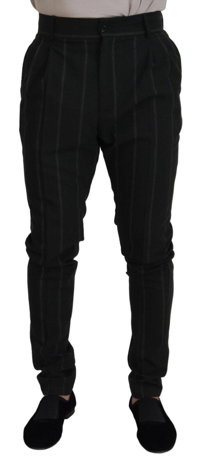 Dolce & Gabbana Elegant Black Tailored Trousers Dolce & Gabbana