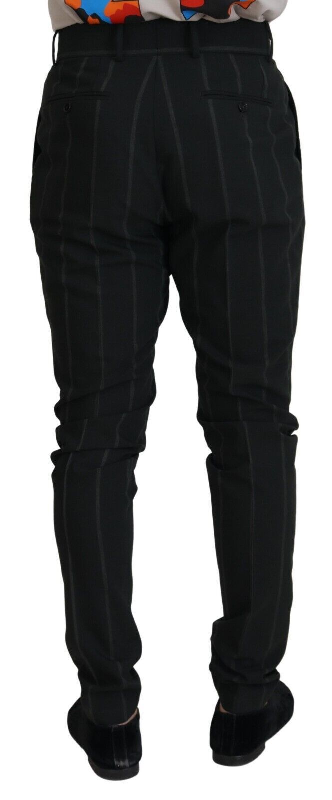 Dolce & Gabbana Elegant Black Tailored Trousers Dolce & Gabbana