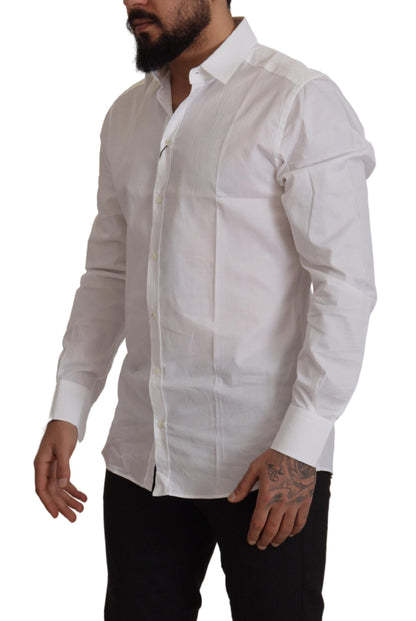 Dolce & Gabbana Elegant White Cotton Dress Shirt Dolce & Gabbana