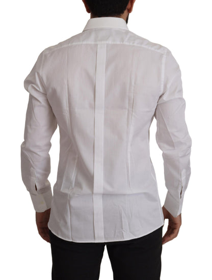 Dolce & Gabbana Elegant White Cotton Dress Shirt Dolce & Gabbana