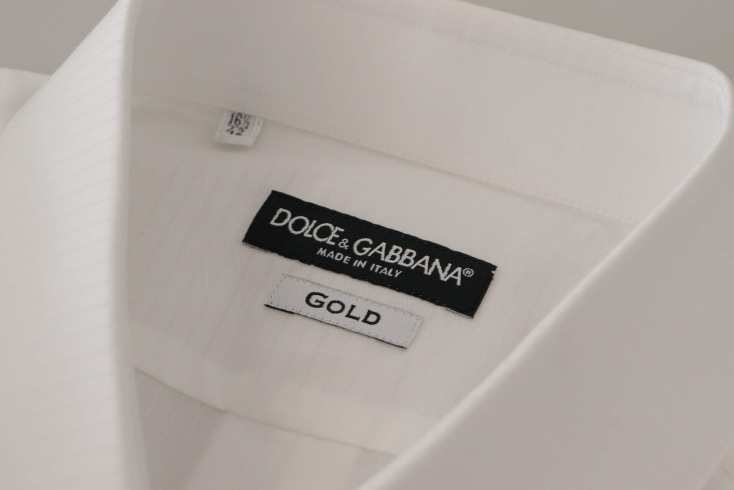 Dolce & Gabbana Elegant White Cotton Dress Shirt Dolce & Gabbana