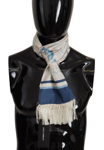 Dolce & Gabbana Elegant Multicolor Silk Men's Scarf