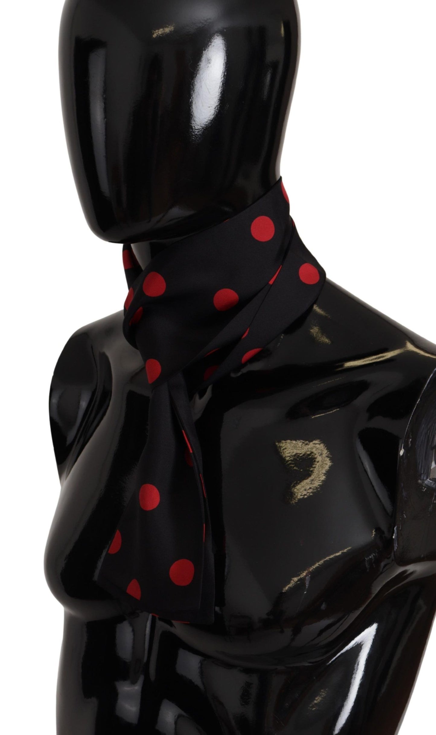 Dolce & Gabbana Elegant Silk Polka Dot Men's Scarf Dolce & Gabbana