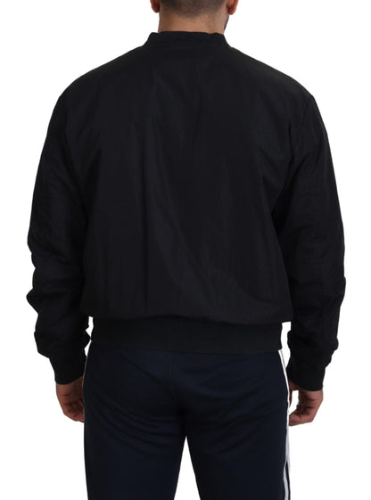 Dolce & Gabbana Elegant Black Bomber Jacket Dolce & Gabbana