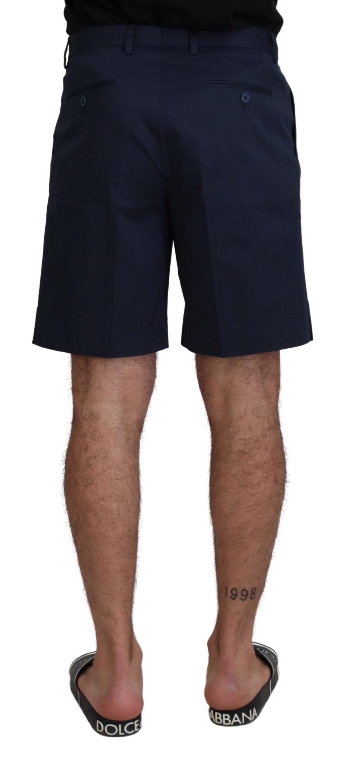 Dolce & Gabbana Elegant Blue Chino Shorts Dolce & Gabbana