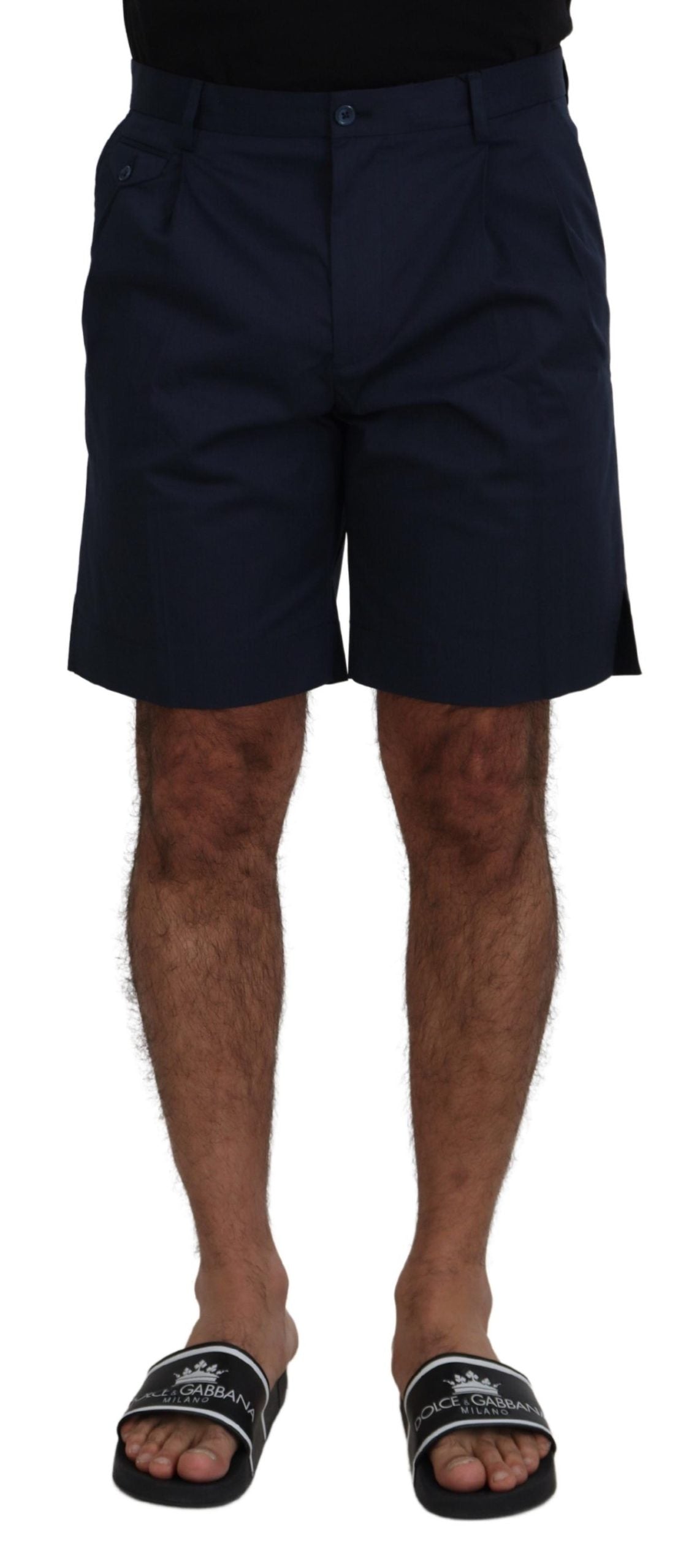 Dolce & Gabbana Elegant Blue Chino Shorts Dolce & Gabbana