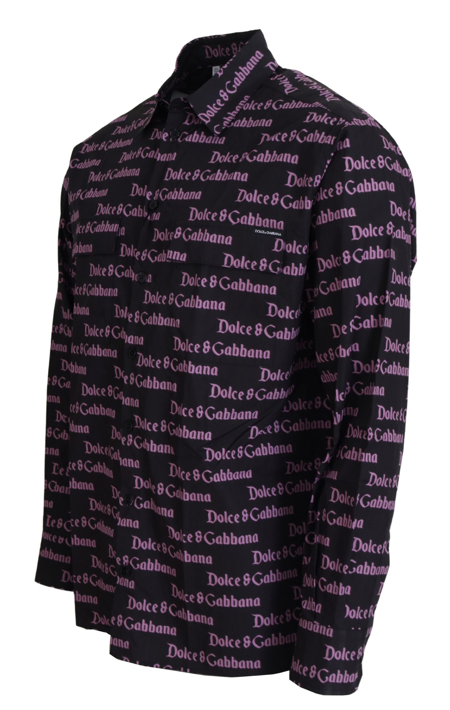 Dolce & Gabbana Elegant Slim Fit Black Dress Shirt Dolce & Gabbana