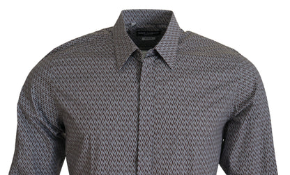 Dolce & Gabbana Elegant Slim Fit Formal Cotton Shirt Dolce & Gabbana