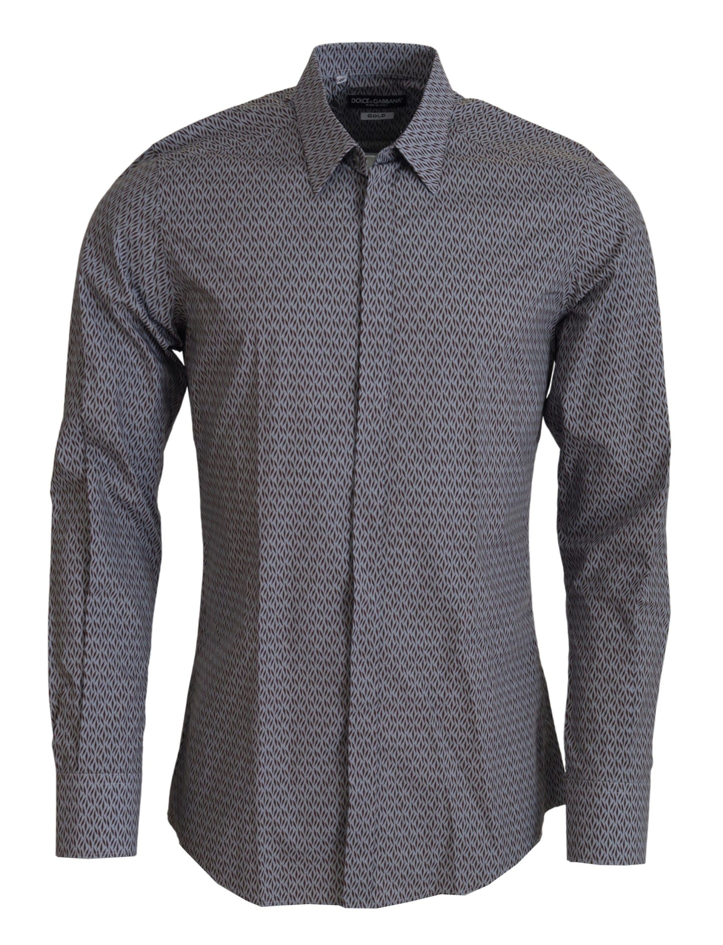 Dolce & Gabbana Elegant Slim Fit Formal Cotton Shirt Dolce & Gabbana