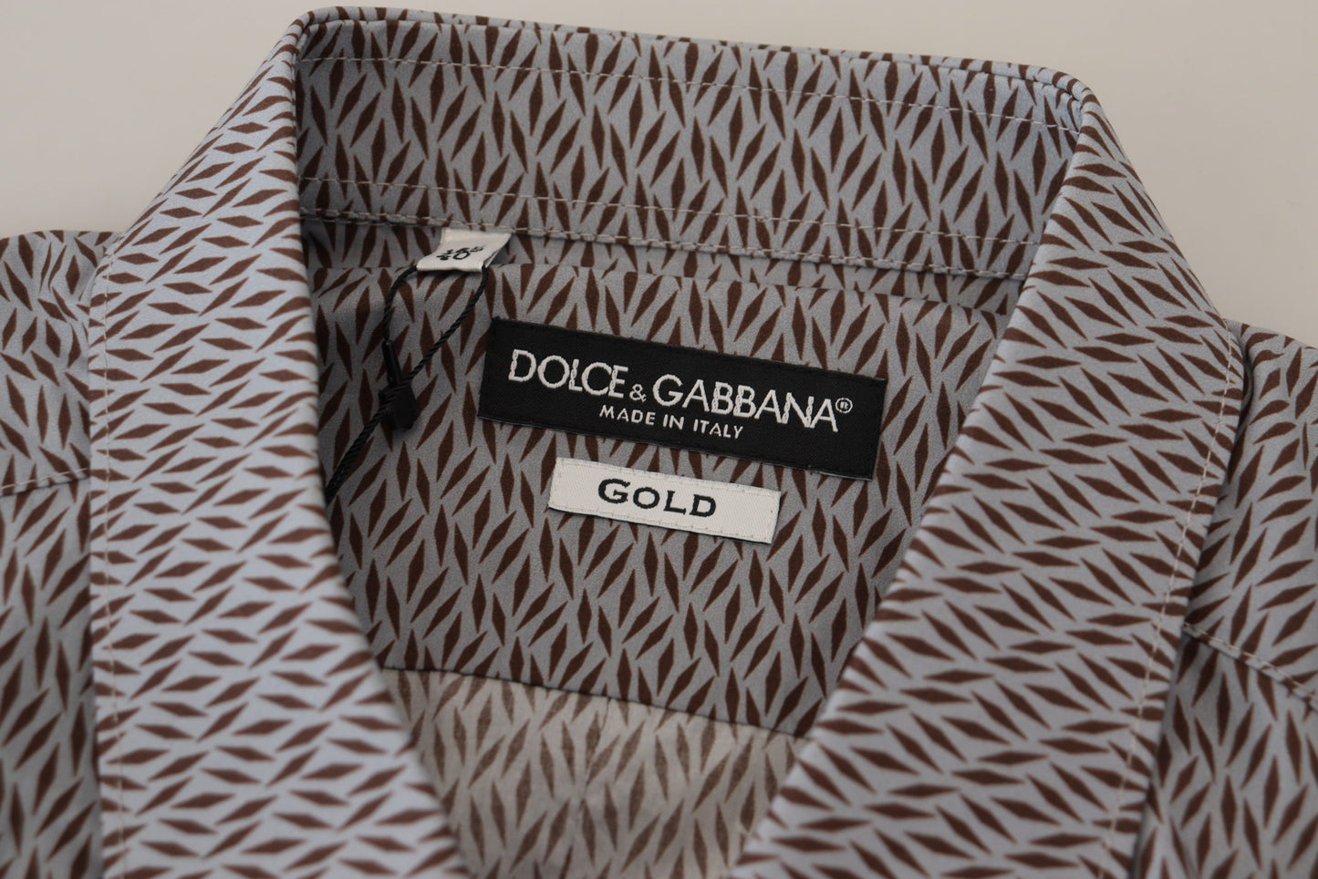 Dolce & Gabbana Elegant Slim Fit Formal Cotton Shirt Dolce & Gabbana