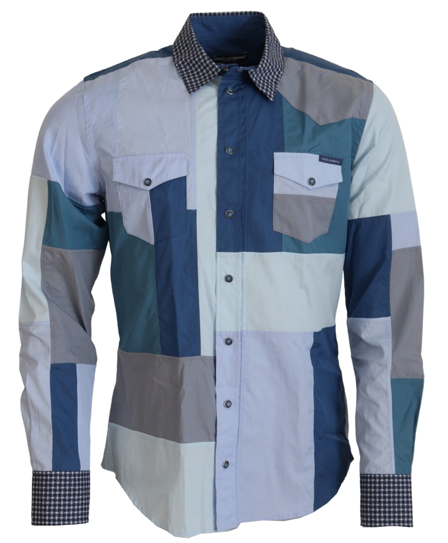 Dolce & Gabbana Elegant Multicolor Slim Fit Casual Shirt Dolce & Gabbana