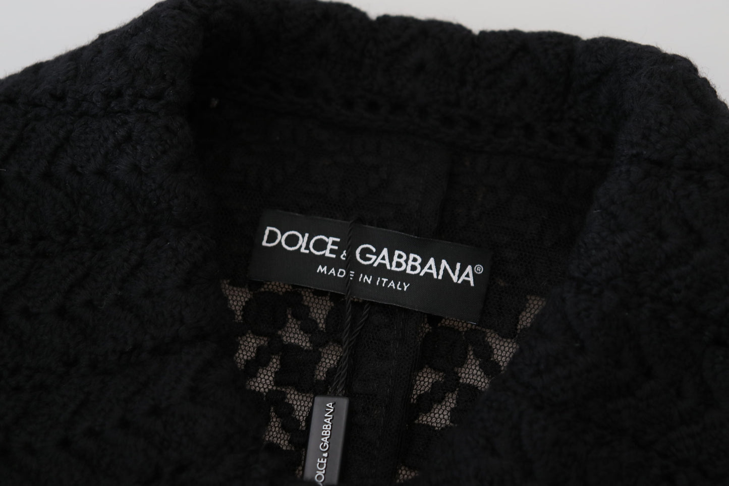 Dolce & Gabbana Classic Button Down Knitted Long Jacket Dolce & Gabbana