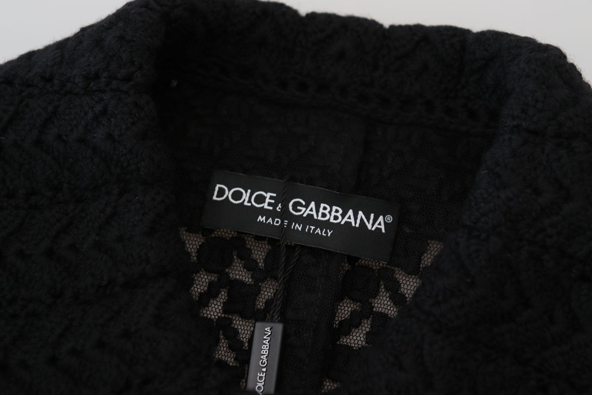 Dolce &amp; Gabbana ক্লাসিক বোতাম নিচে বোনা লম্বা জ্যাকেট