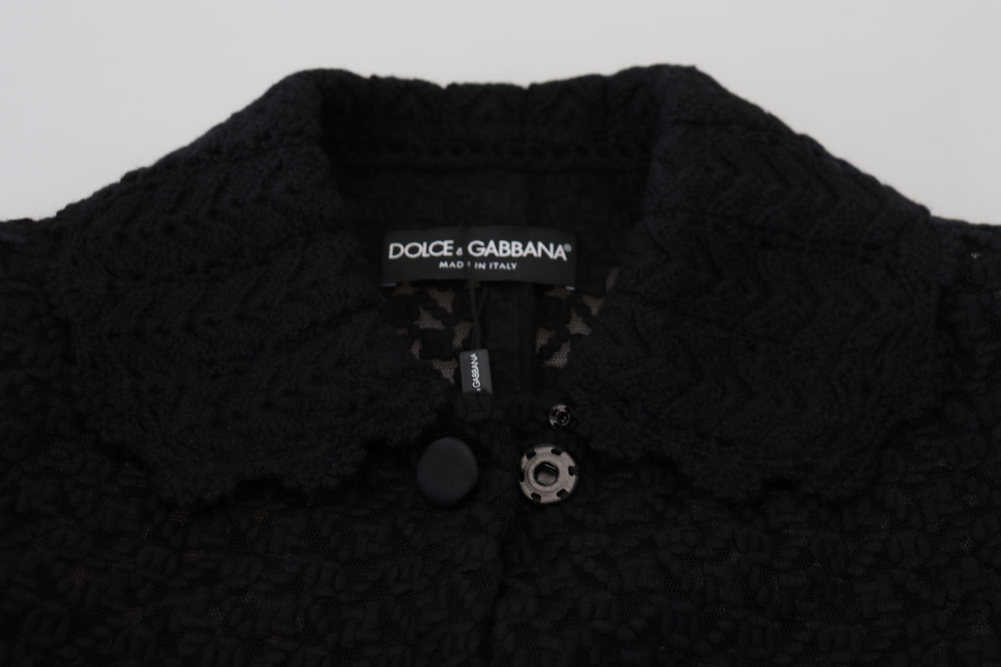 Dolce & Gabbana Classic Button Down Knitted Long Jacket Dolce & Gabbana