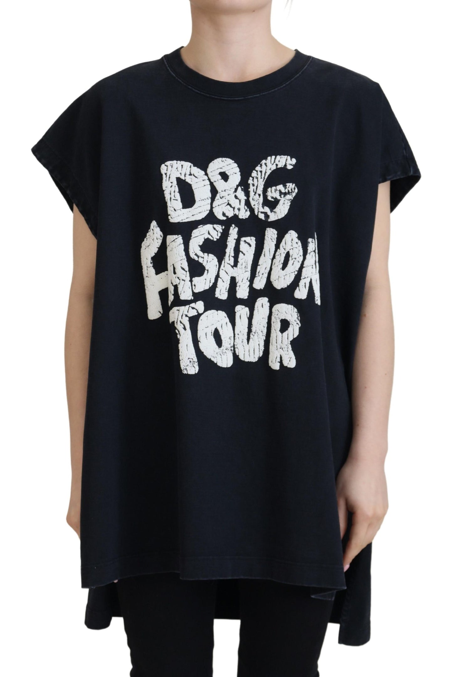 Dolce & Gabbana Elegant Cotton Round Neck Tee with Print Dolce & Gabbana