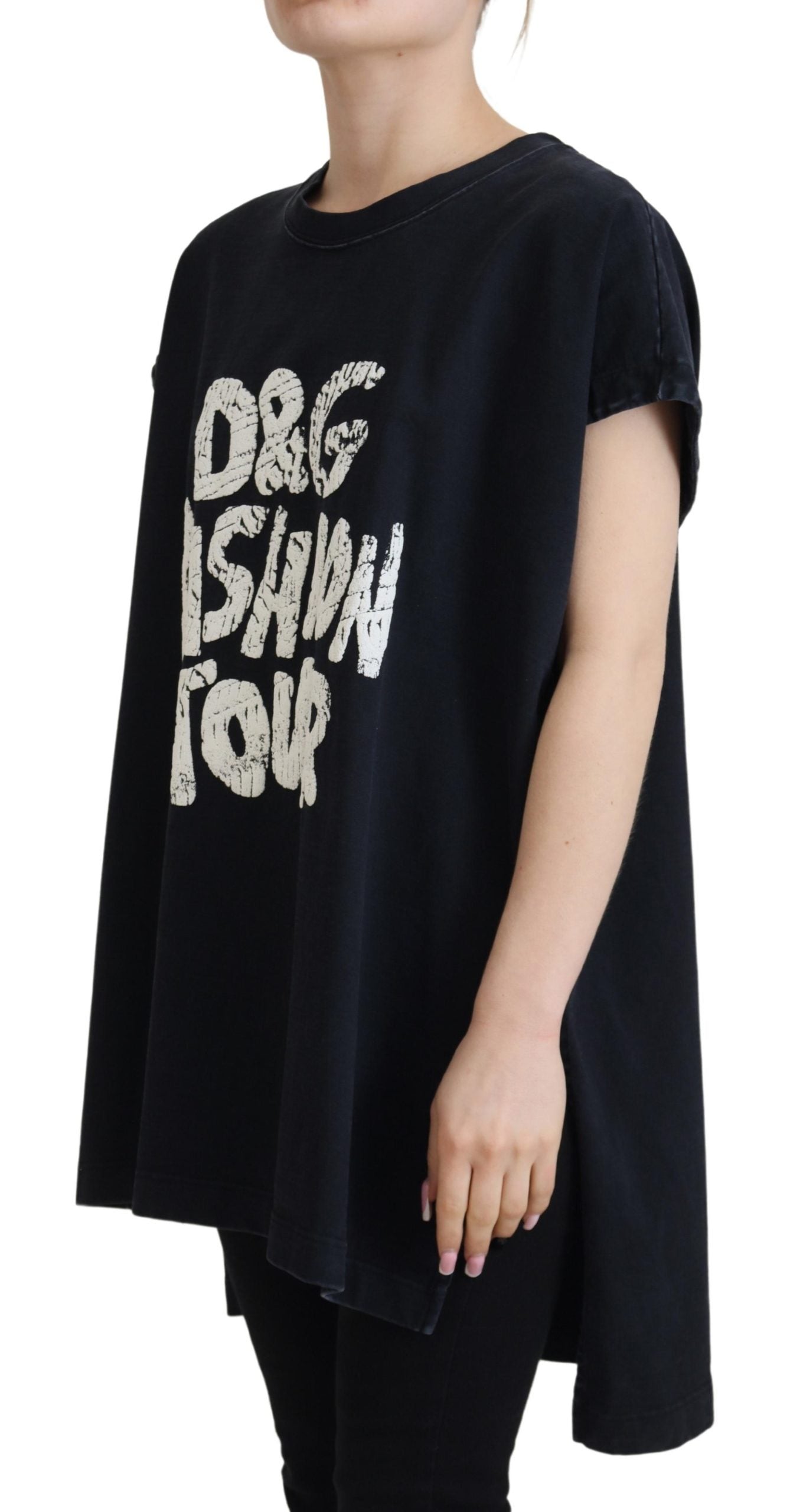 Dolce & Gabbana Elegant Cotton Round Neck Tee with Print Dolce & Gabbana