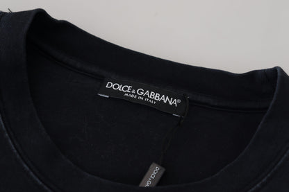 Dolce & Gabbana Elegant Cotton Round Neck Tee with Print Dolce & Gabbana