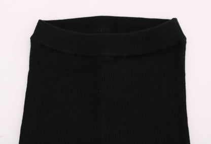 Dolce & Gabbana Elegant Black Cashmere Pants Dolce & Gabbana