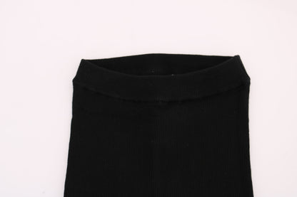 Dolce & Gabbana Elegant Black Cashmere Pants Dolce & Gabbana