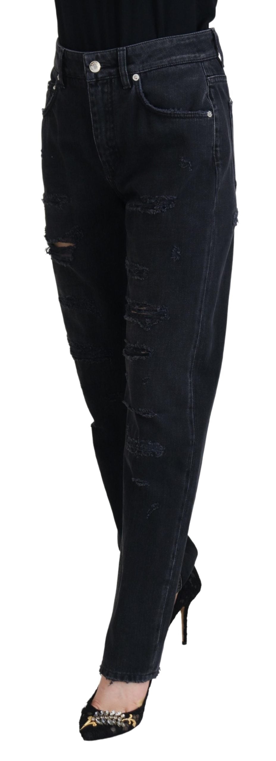 Dolce & Gabbana Chic Black Denim Pants - Elevate Your Wardrobe Dolce & Gabbana