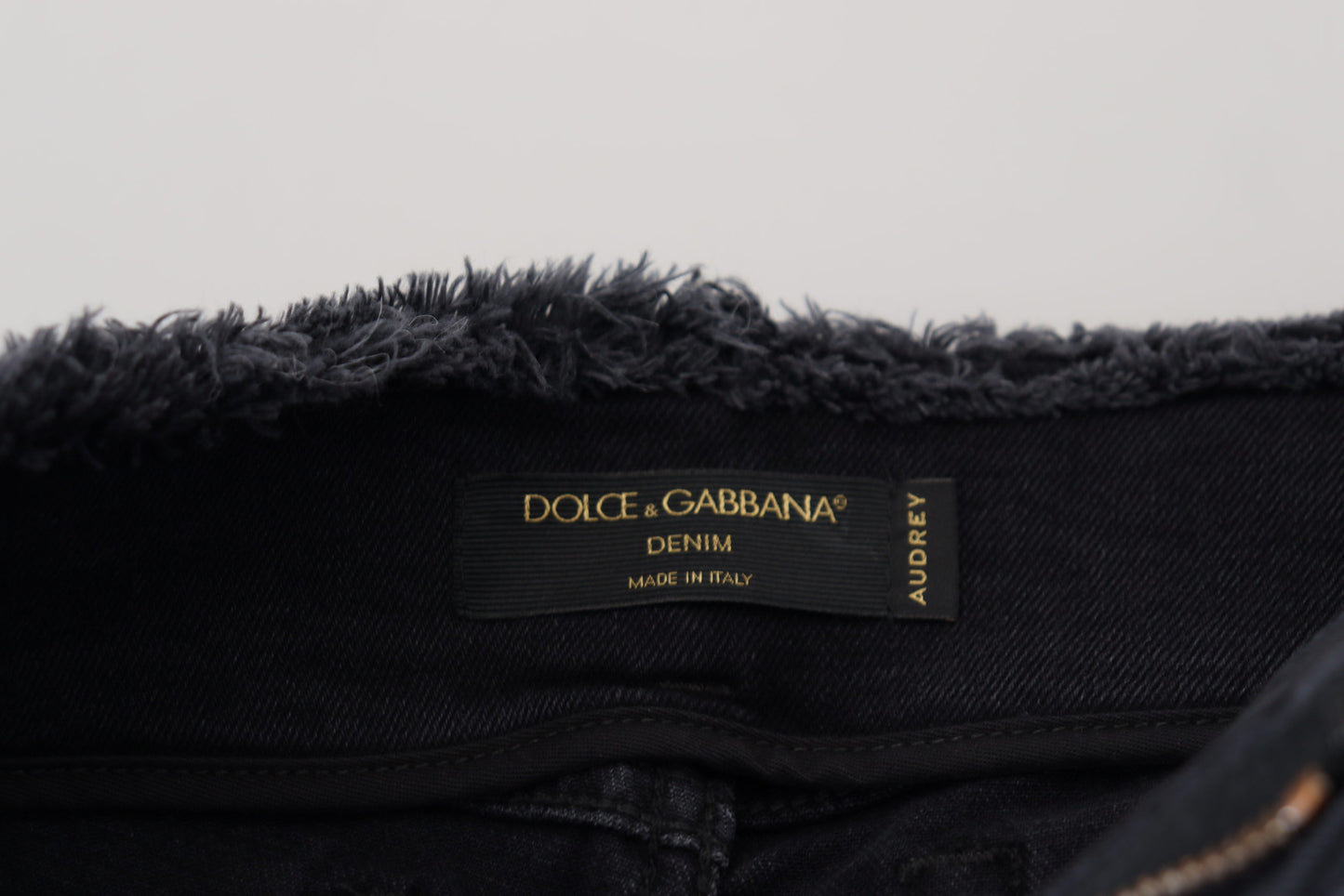 Dolce & Gabbana Sleek Black Denim Pants - Italian Couture Dolce & Gabbana