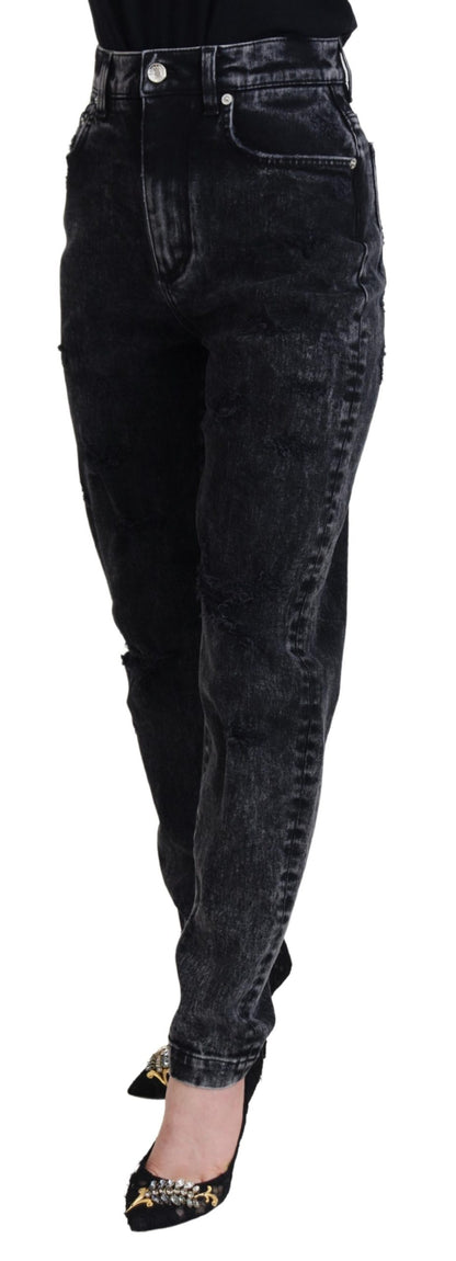 Dolce & Gabbana Elegant Black Denim Pants Dolce & Gabbana