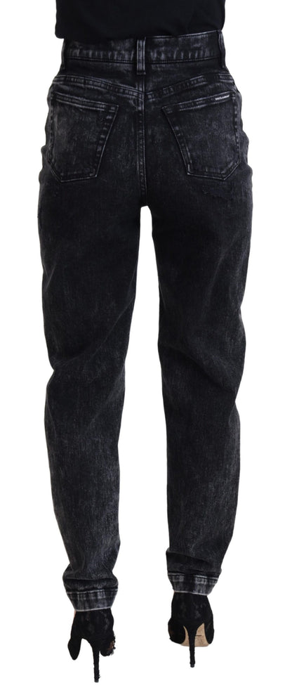 Dolce & Gabbana Elegant Black Denim Pants Dolce & Gabbana