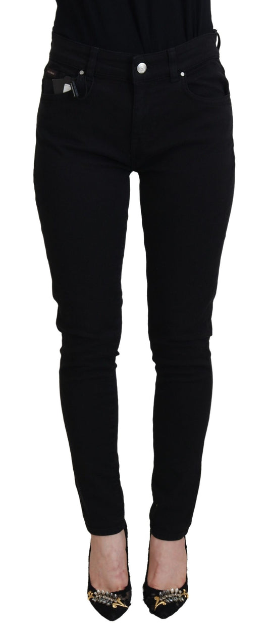 Dolce & Gabbana Elegant Black Denim Pants Dolce & Gabbana