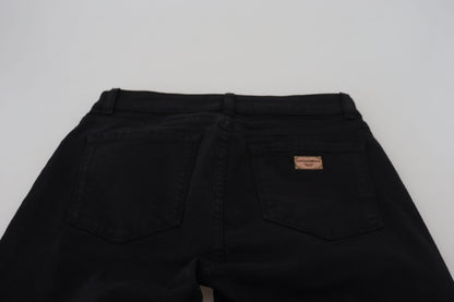 Dolce & Gabbana Elegant Black Denim Pants Dolce & Gabbana