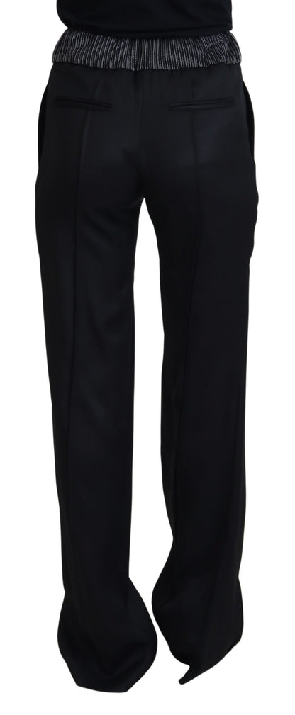 Dolce & Gabbana Elegant Black Cotton Pants Dolce & Gabbana